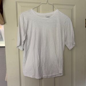 Eileen Fisher Soft White V-Neck Tee